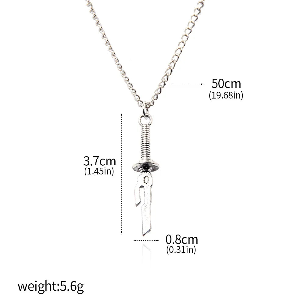 Toji Sword Necklace Spear of Tianri Knife